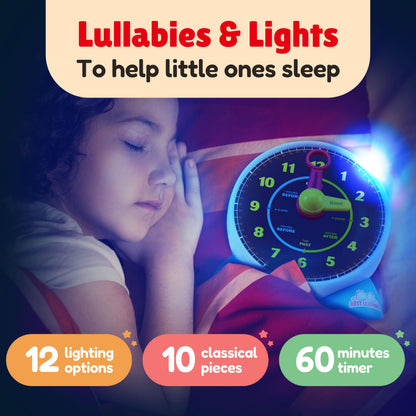 Talking Learning Clock for Kids Time Teaching
