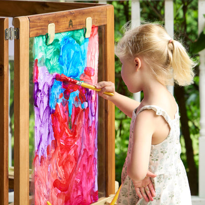 Guidecraft Acadia Outdoor 4 Sided Art Easel for Kids