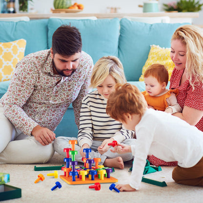 Toddler Peg Boards Montessori Stacking Toys