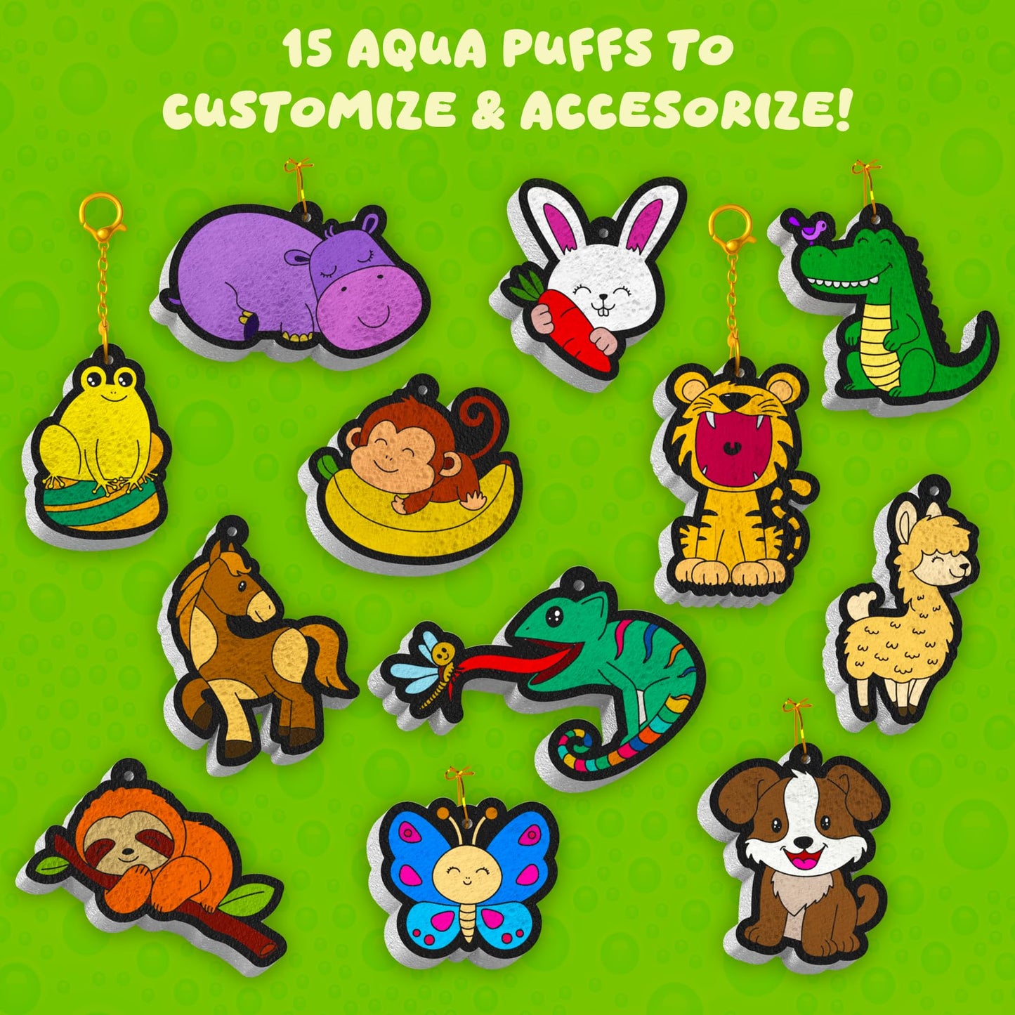 Skillmatics 3D Art Kit - Aqua Puffs, Mess-Free Fun, Magical Craft Activity for Kids Ages 4-10