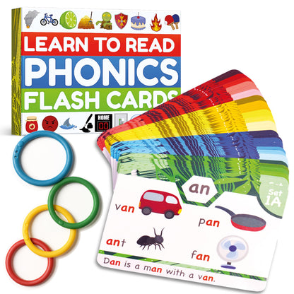 Phonics Flash Cards for Early Reading & Word Skills
