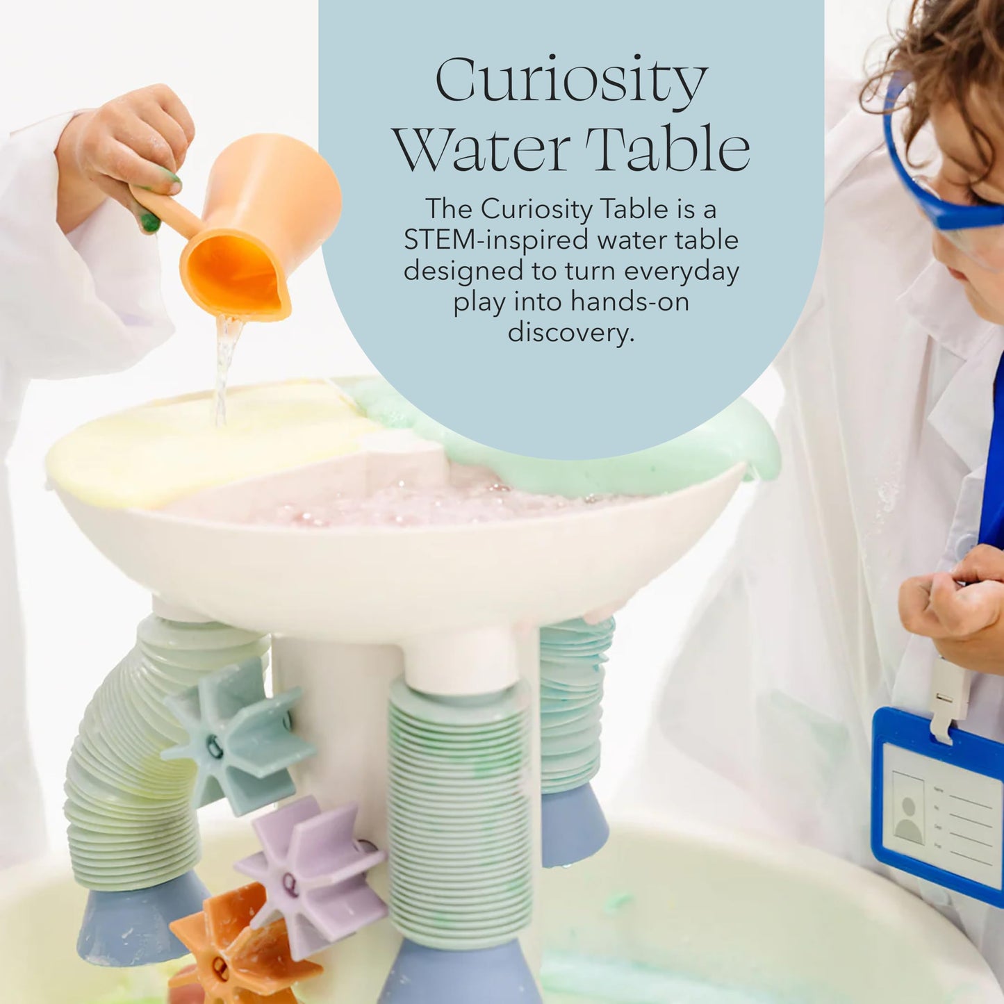 Kids Indoor & Outdoor Water Sensory Activity Table