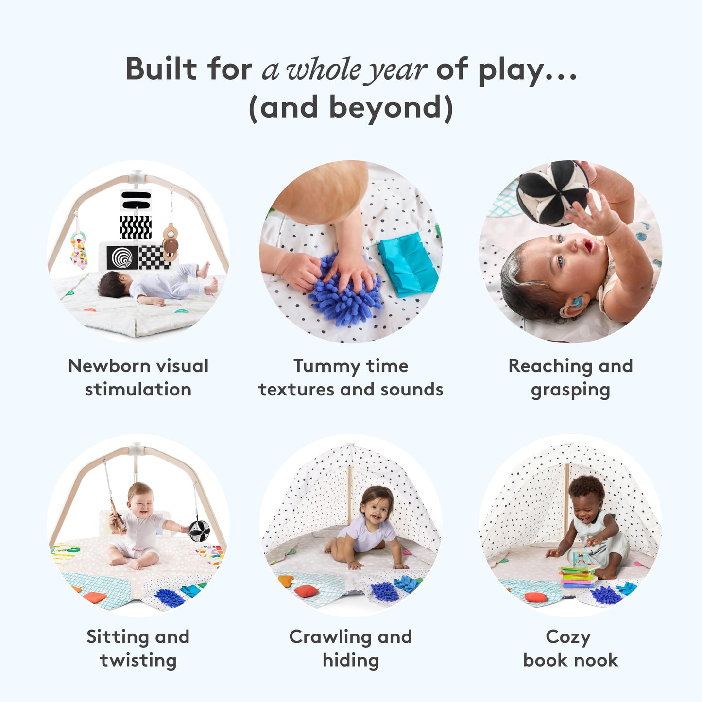 Sensory Strands Play Gym Activity Toy for Babies