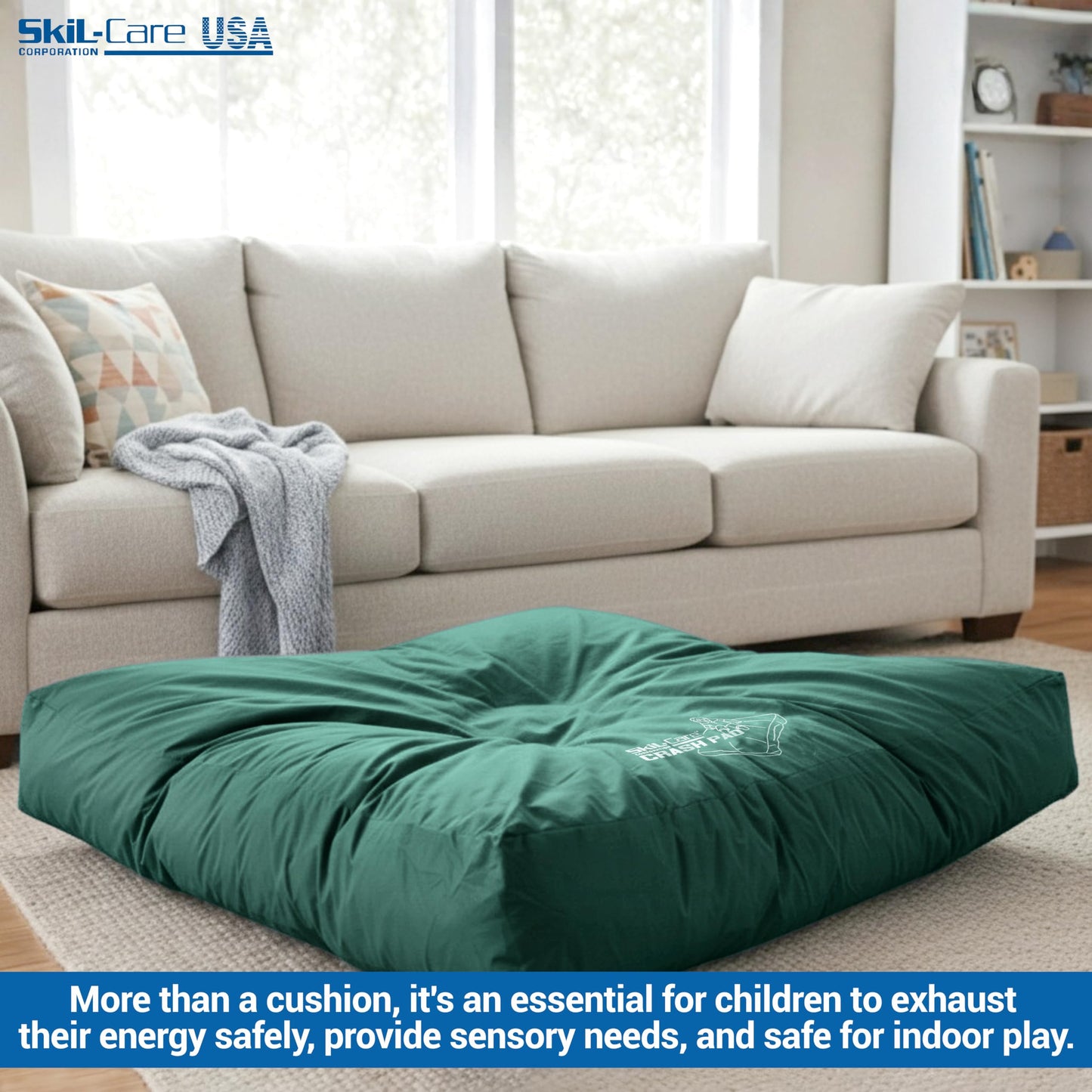 High-Density Foam Sensory Crash Pad for Kids
