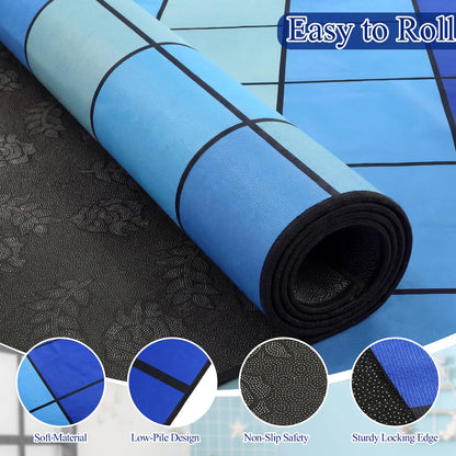 Drydiet Classroom Rug Elementary Educational Daycare Rug Large Preschool Carpet for Classroom Playmat for Kids Toddler Nursery School Early Learning