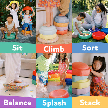 Nuby StepPebbles with Balance Board