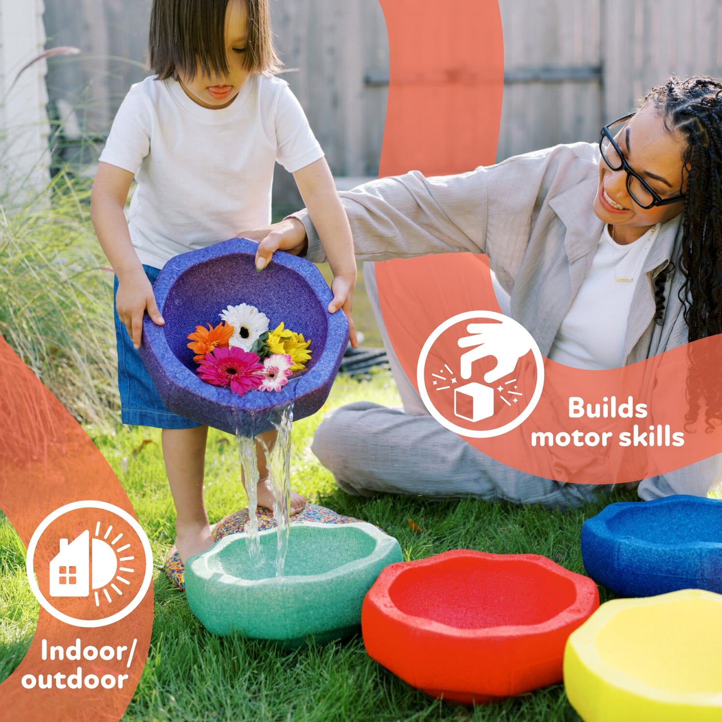 Nuby StepPebbles with Balance Board